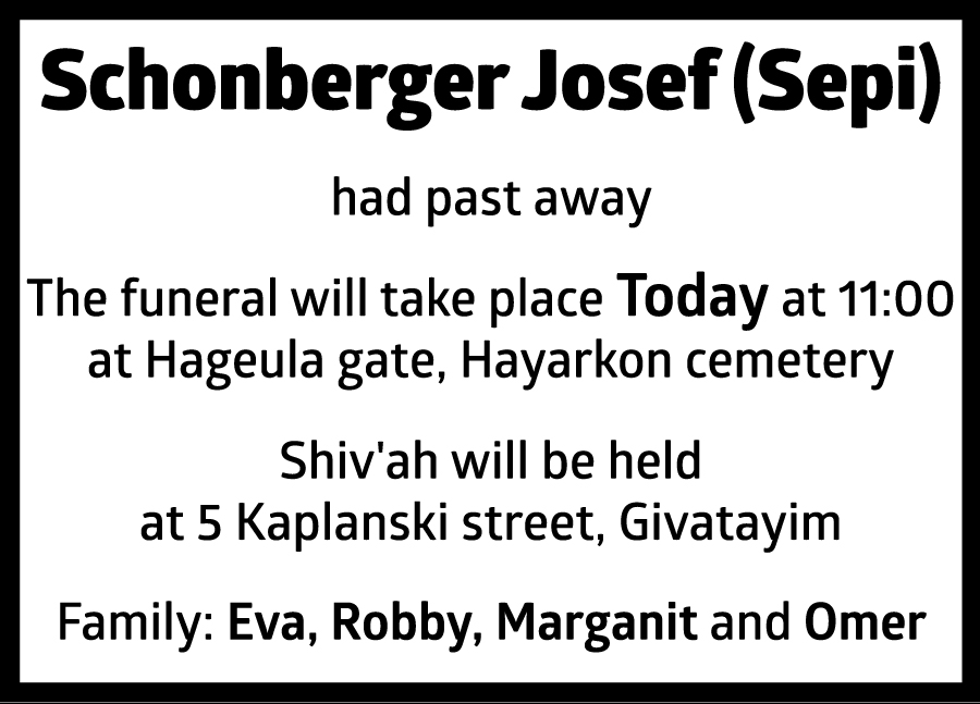 Schonberger Josef
